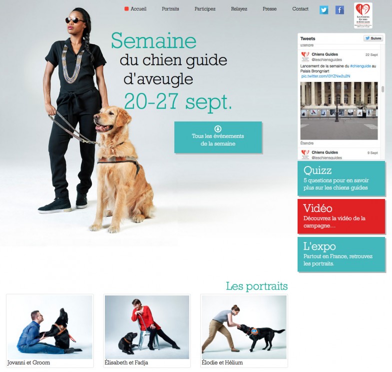 Semaine chien guide aveugle 2015 Affiche