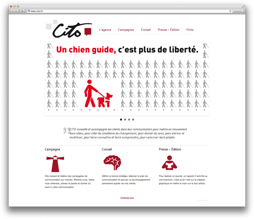 Site de l’agence Cito