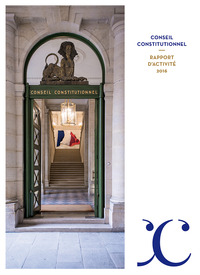 Conseil Constitutionnel – rapport d’activité 2016