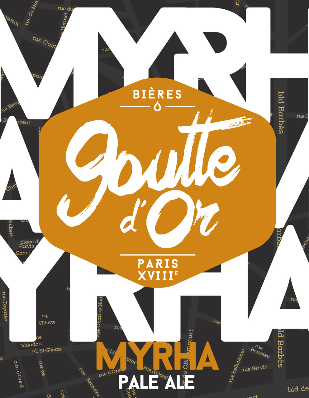 Bière de la Goutte d’Or – Identité de marque